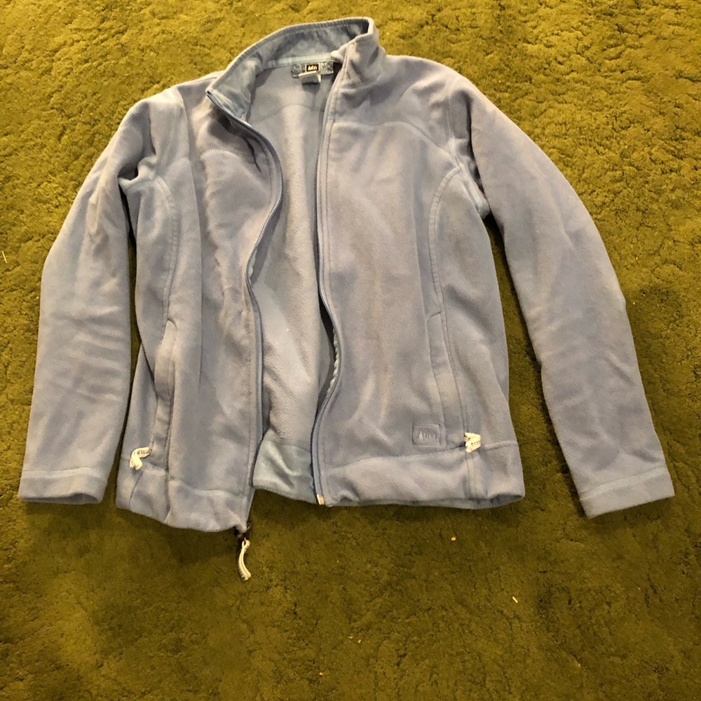 REI Kids Teddy Jacket in Light Blue